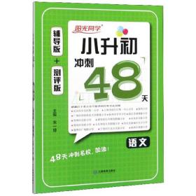 23版阳光同学小升初冲刺48天语文 ,b