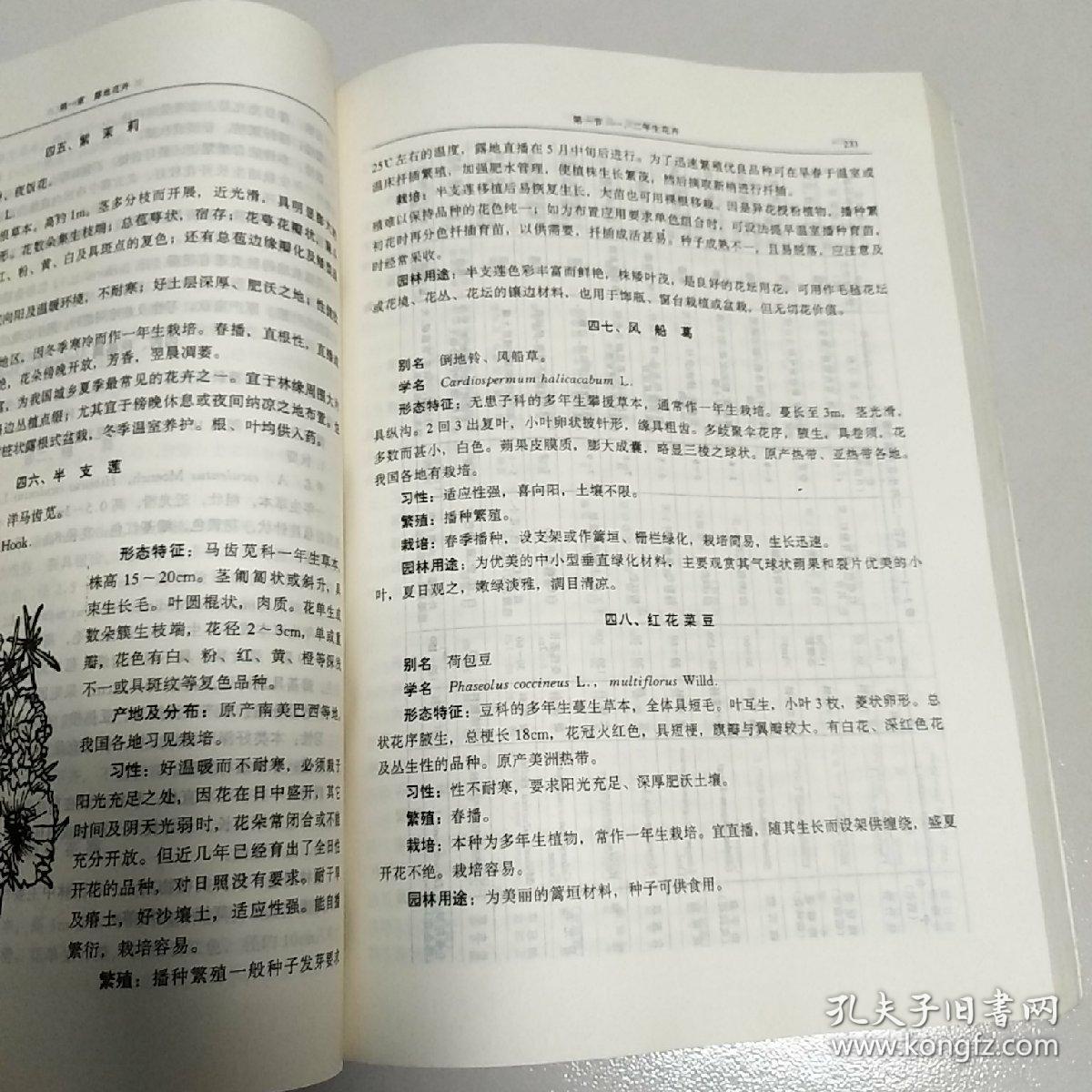 全国高等林业院校试用教材：花卉学
