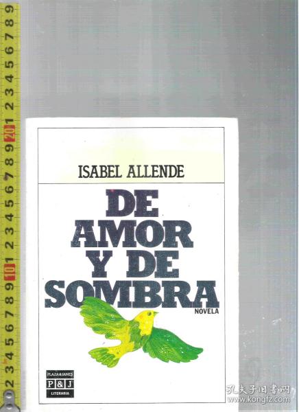 原版西班牙语小说 De amore y de sombra / Isabel Allende【店里有一些西班牙语和意大利语的原版小说欢迎选购】