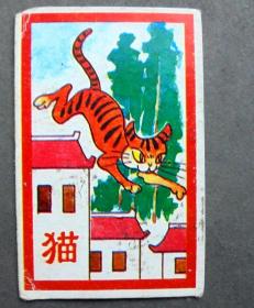 猫  小画片   4*6CM