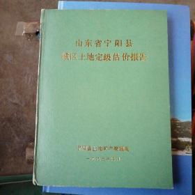 山东省宁阳县城区土地定级估价报告