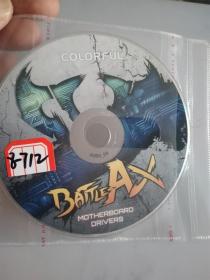 光盘:COLORFUL  BATTLE-AX  MOTHERBORRO ORIVERS（安装盘）DVD