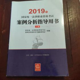 司法考试2019 2019年国家统一法律职业资格考试案例分析指导用书（全2册）