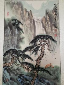 张桂清 山水画 字画 国画 纯手绘 条幅 卷轴 作品