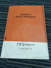 山西省蒲津渡口遗址保护工程地质勘察报告