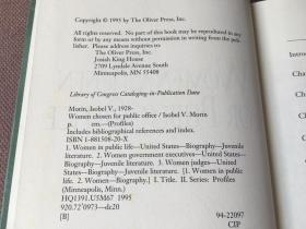 Women Chosen for Public Office（英语 精装）