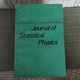 journal of statistical physics(统计物理学杂志)1984年11本合售【实物拍照】