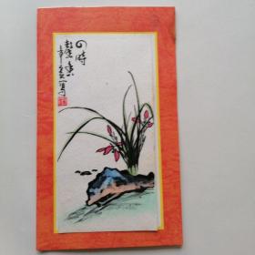 贺卡：水粉画水仙画