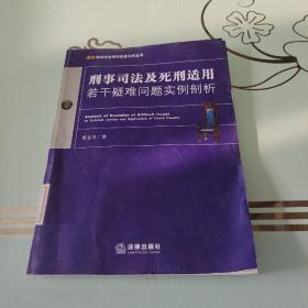 刑事司法及死刑适用若干疑难问题实例剖析