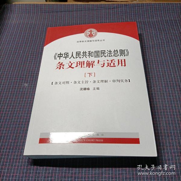 中华人民共和国民法总则 条文理解与适用（套装上下册）