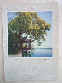 五十年代，杭州平湖秋月