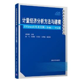 计量经济分析方法与建模 EViews应用及实例(第4版)·中高级