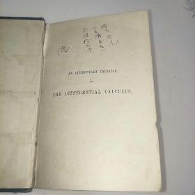 AN  ELEMENTARY  TREATISE  ON  THE  DIFFERENTIAL  CALCULUS