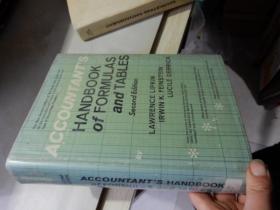 Accountants Handbook of Formulas and Tables（Second Edition）【16开精装 英文原版】会计公式与表格手册（第二版）【见描述】