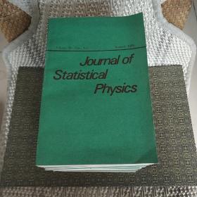 journal of statistical physics(统计物理学杂志)1988年12本合售【实物拍照】