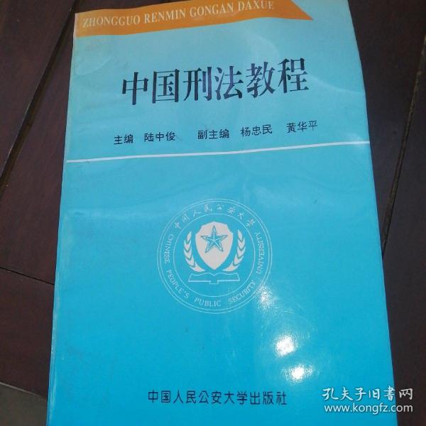 中国刑法教程