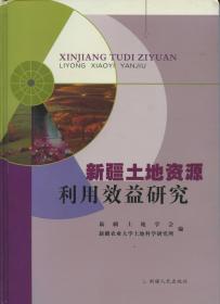 新疆土地资源利用效益研究