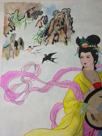 手绘人物画《仕女》