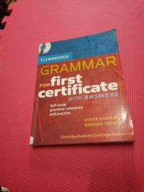 CAMBRIDGE GRAMMAR FOR FIRST CERTIFICATE WITH ANSWERS