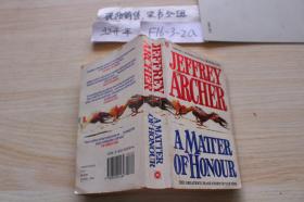 JEFFREY ARCHER A MATTER OF HONOUR