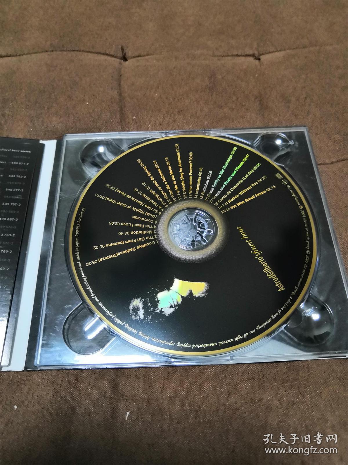 稀少绝品 Verve  Astrud Gilberto -Finest Hour  美24K金碟天龙1MS1首版