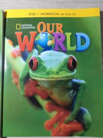 national geographic our world student book 1+LEVE1 WORKBOOK with audio CD1本 2本都有光盘