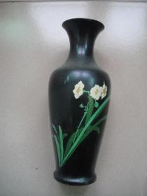 老木漆花瓶
