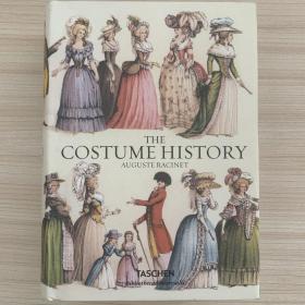 [TASCHEN出版]英文原版 礼服服装历史集The Costume History 奥古斯特 拉西 古典宫廷服装设计史出版