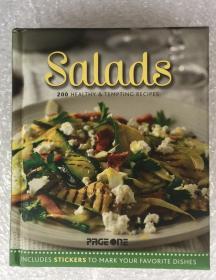 英文原版書 Salads 200道沙拉食譜（英文菜譜）