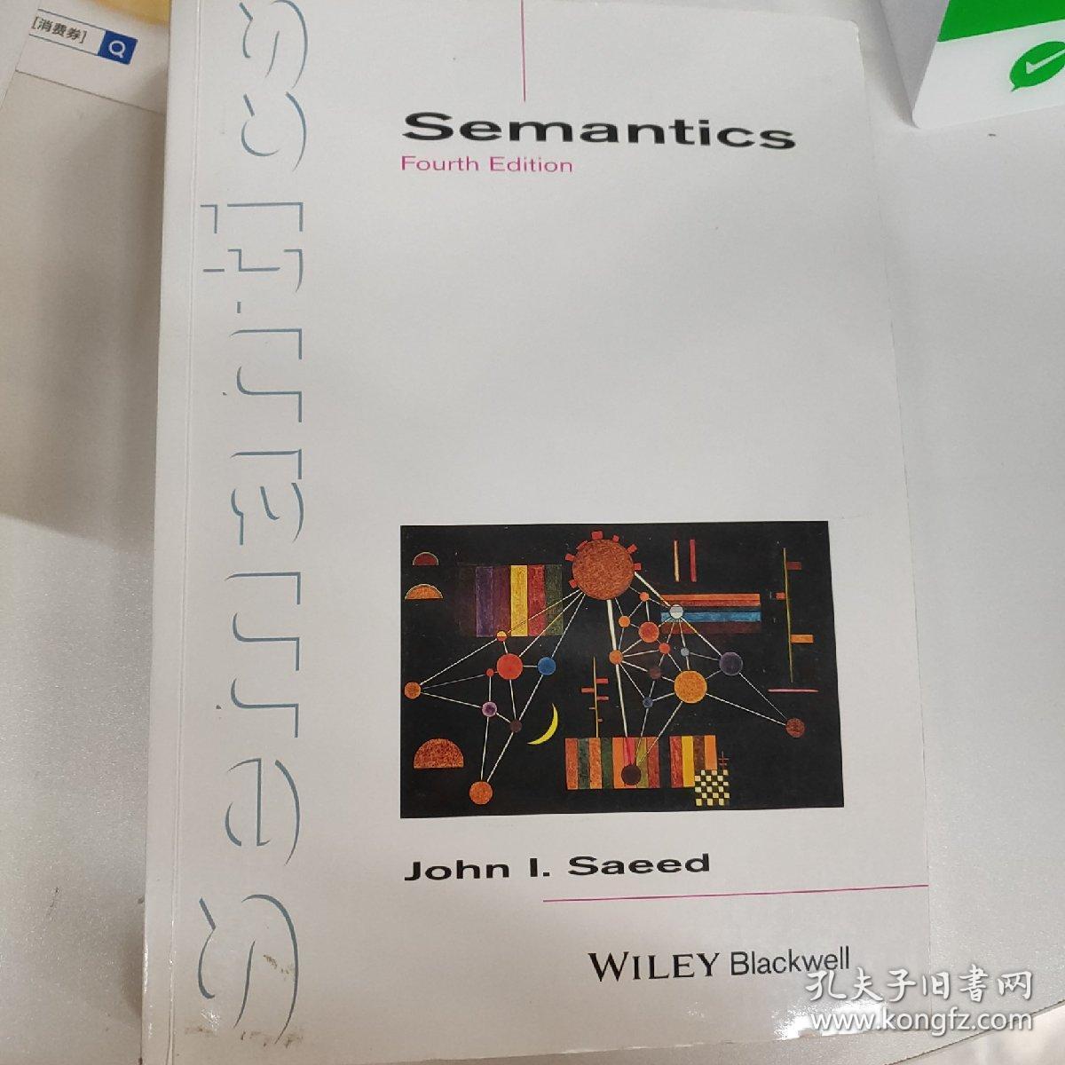 Semantics (英语) 平装 – 2015年9月28日 John I. Saeed (作者)