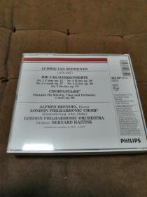 PHILIPS 贝多芬-钢琴协奏曲全集/布伦德尔 Brendel/ Beethoven  3CD 德版金线