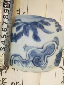 明代嘉隆万时期青花标本，回青料