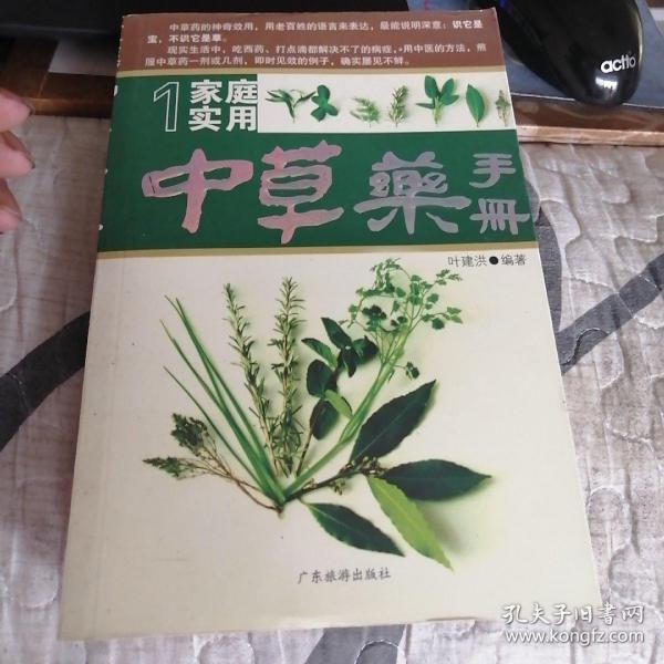 家庭实用中草药手册（厚本）