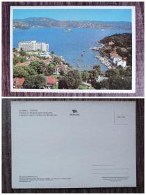外国明信片， 土耳其原版，，斯普鲁恩斯海峡，品如图