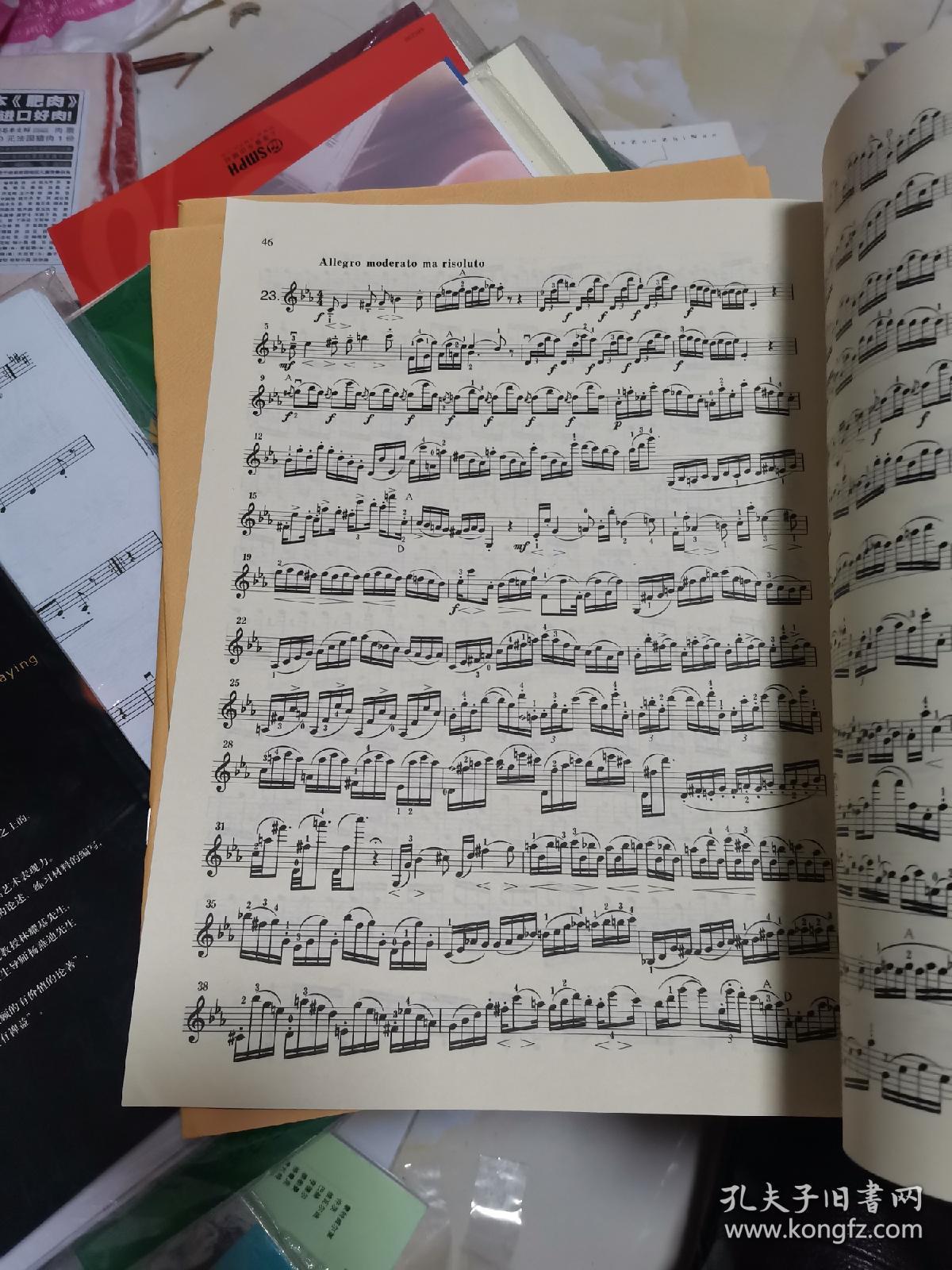加维尼埃24首小提琴练习曲：综合练习