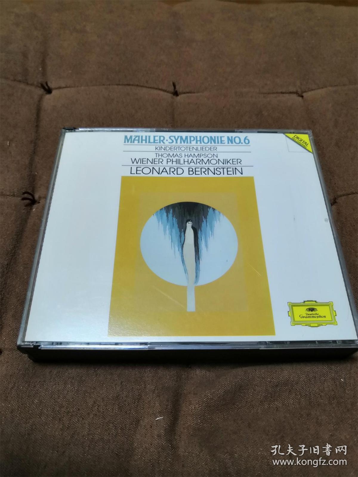 上榜名盘 DG 马勒-第6交响曲 /伯恩斯坦 BERNSTEIN / MAHLER 2CD 美版UML