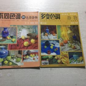 不同色调的色彩静物、多变色调静物，二本合售