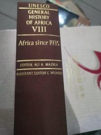 UNESCO GENERAL HISTORY OF AFRICA VIII AFRICA SINCE 1935