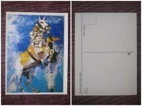 外国明信片，巴基斯坦原版，美术绘画，品如图3。