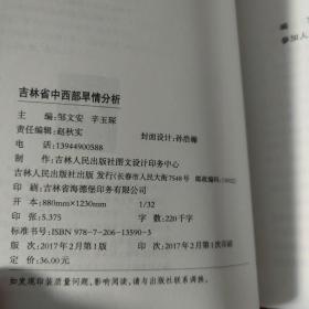 吉林省中西部旱情分析