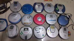 国内各种品牌cd机随身听16台合售。