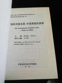 国际刑事法院：中国面临的抉择——国际刑法研究所文库（34）