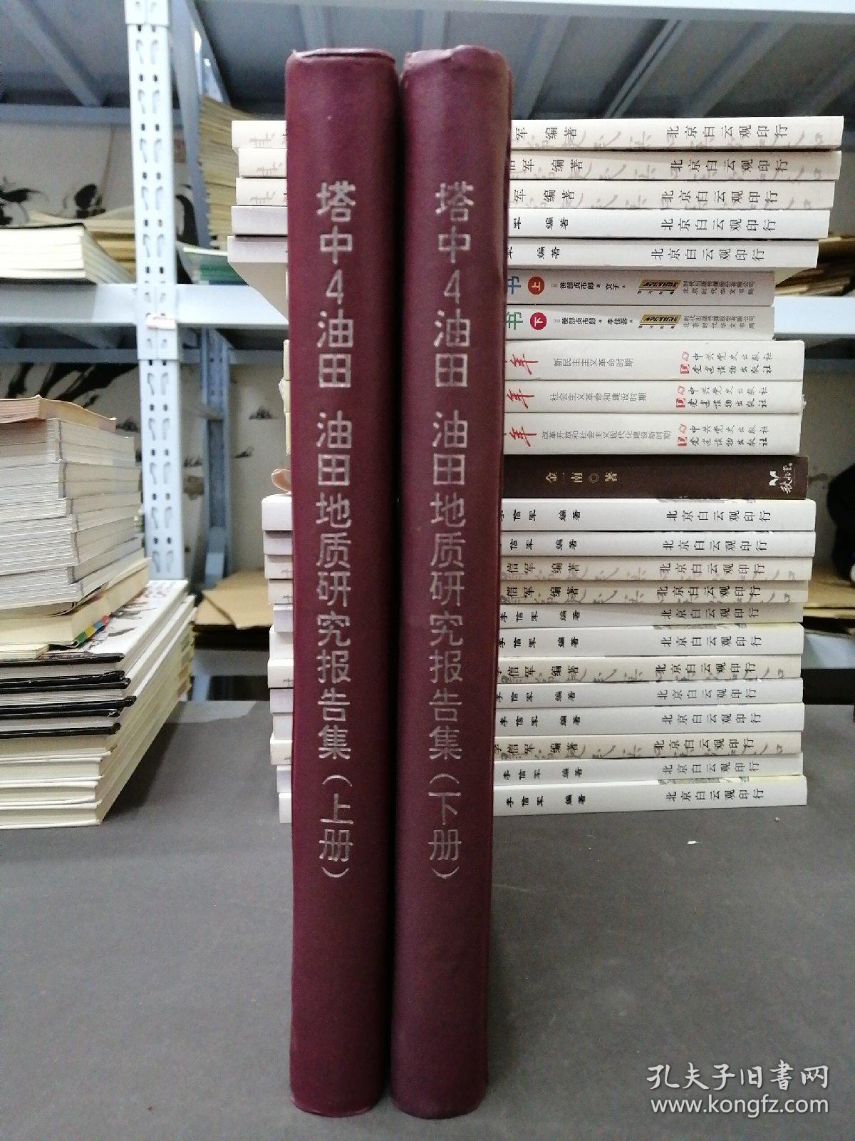 塔中4油田开发方案油田地质研究报告集（上下册） 全二册 2本合售