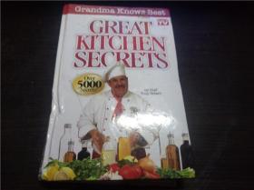 GREAT KITCHEN SECRETS 小16开硬精装  原版英法德意等外文书 图片实拍