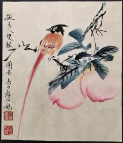 民国时期京津画派著名的花鸟画家【颜伯龙】花鸟 册页10幅