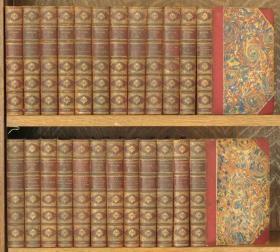 收藏版《萨克雷作品集》24卷全， 插图版，1879年伦敦出版