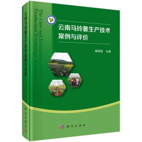 马铃薯种植加工技术书籍 云南马铃薯生产技术案例与评价