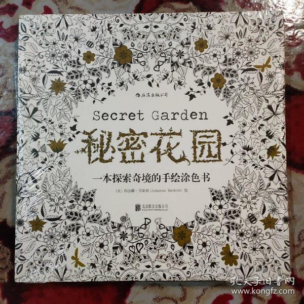 秘密花园：一本探索奇境的手绘涂色书