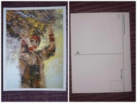 外国明信片，巴基斯坦原版。，美术绘画，品如图