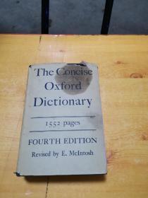 The Concise Oxford Dictionary of Current English （Fourth Edition）简明牛津英语词典（第4版）